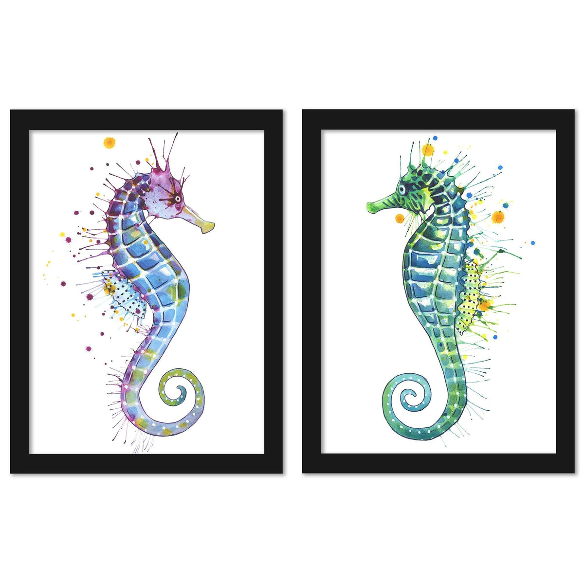 Black Framed Print Set J185