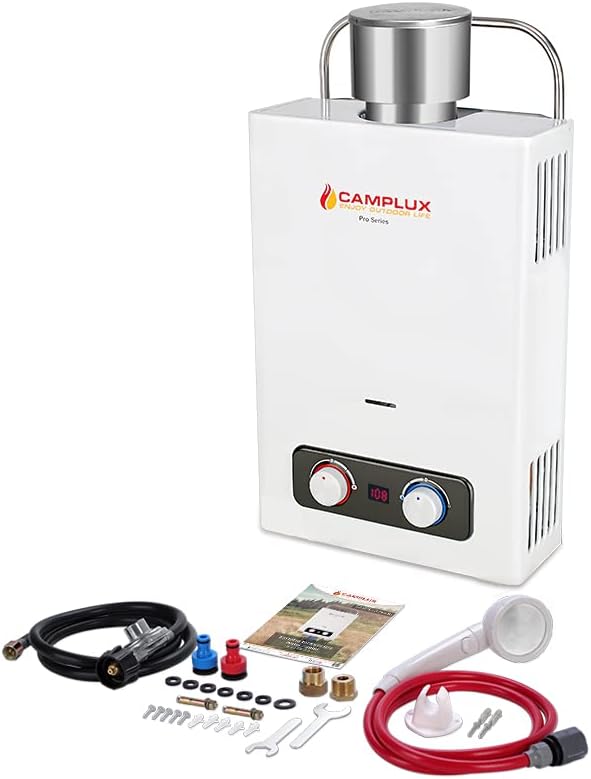 1.58 GPM Outdoor Propane Tankless Water Heater with S/S Rain Cap T313