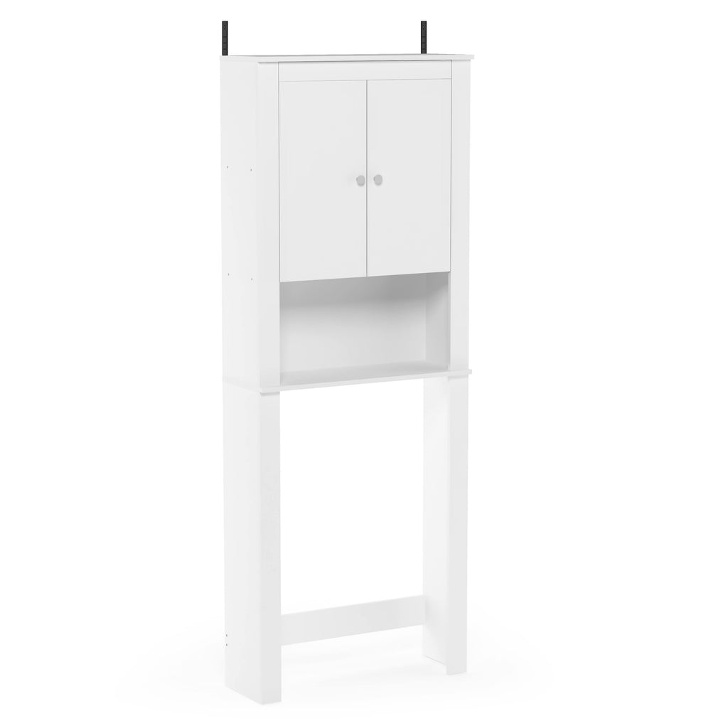 White Double Door Bath Cabinet L428