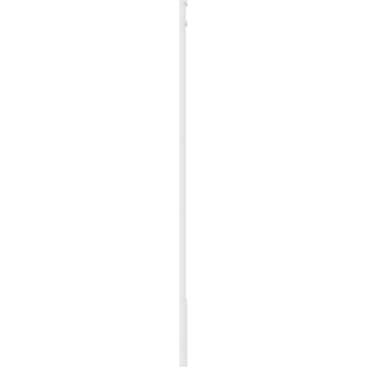 Two Equal Flat Panel PVC Pilaster V747