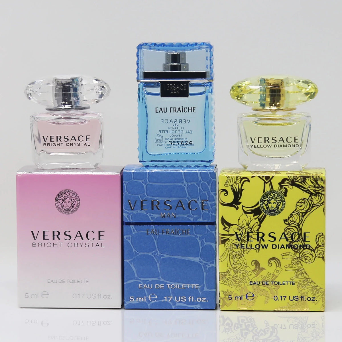 3pc Mini Splash Bottle Set of EDT 5ml B763