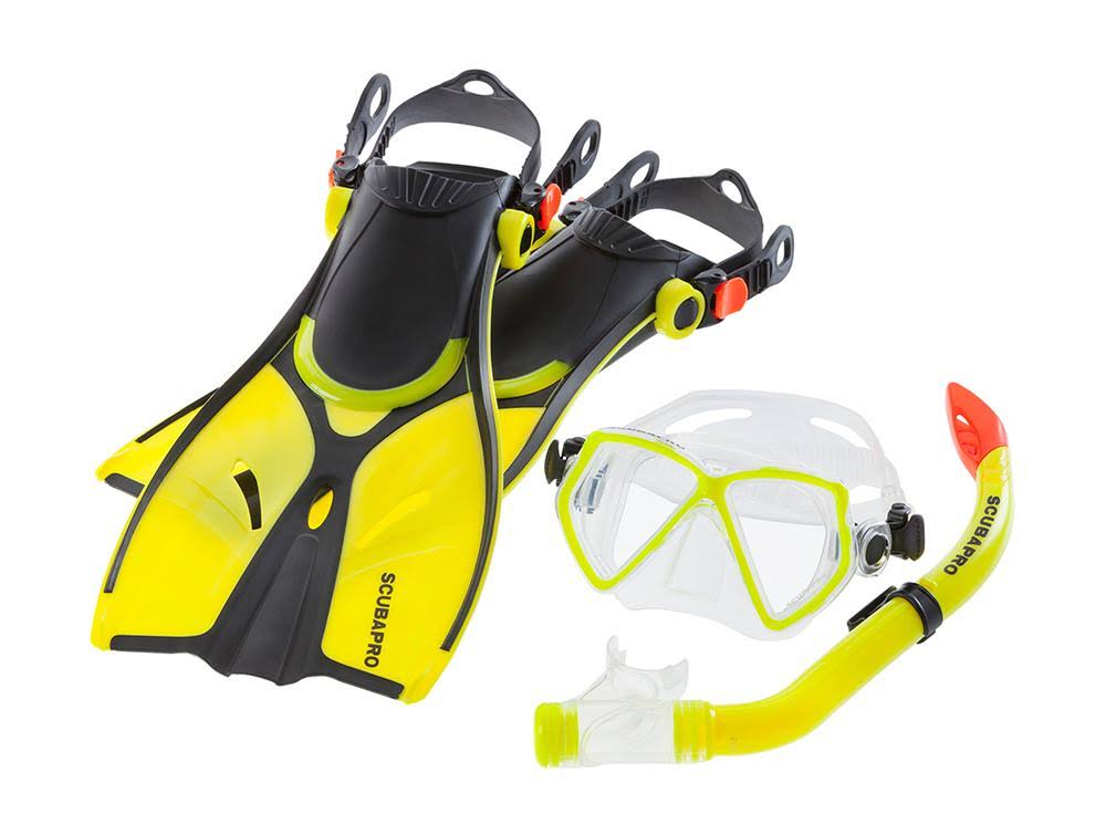 Yellow S/M Mini Vu Combo with Fins M210