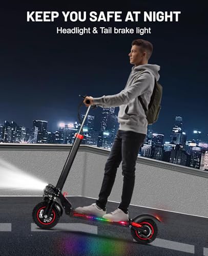 1200W Electric Scooter with Seat, 32 Miles Range, 34 Mph, 11" Tires T142