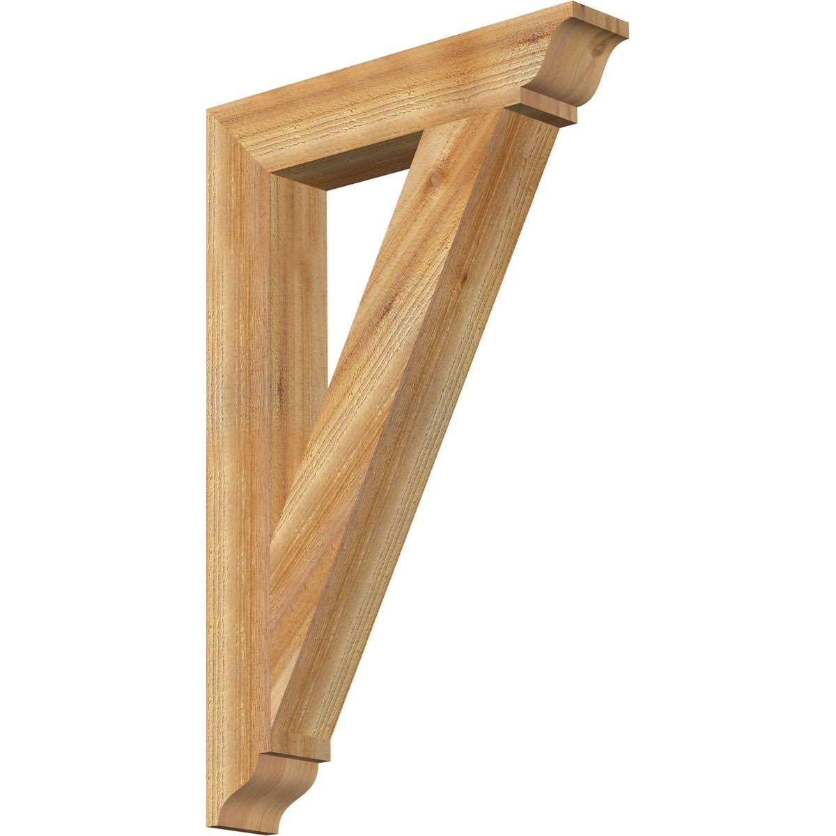 Western Red Cedar Rough Sawn Bracket N16831