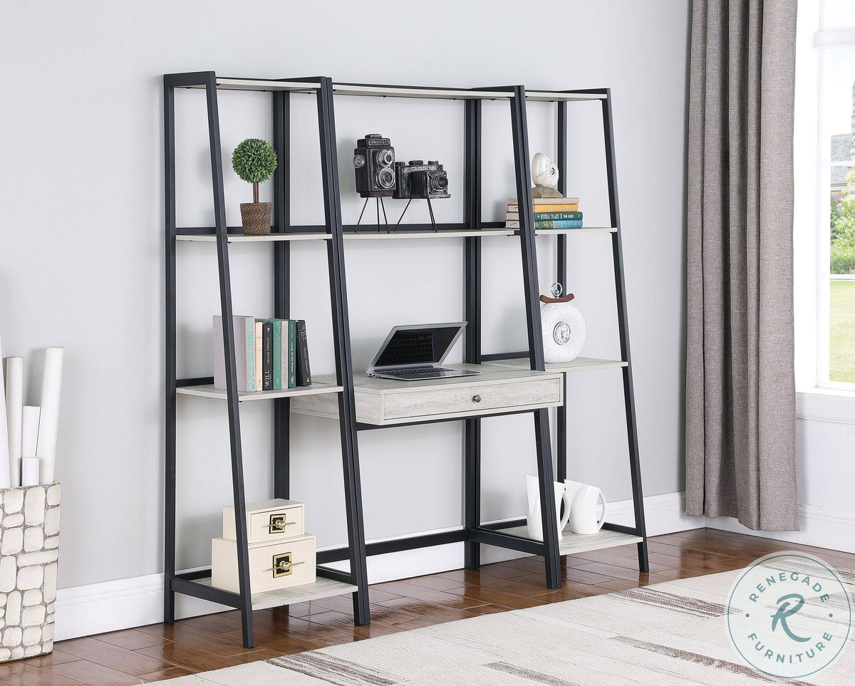 Grey Stone Ladder Bookcase R5434