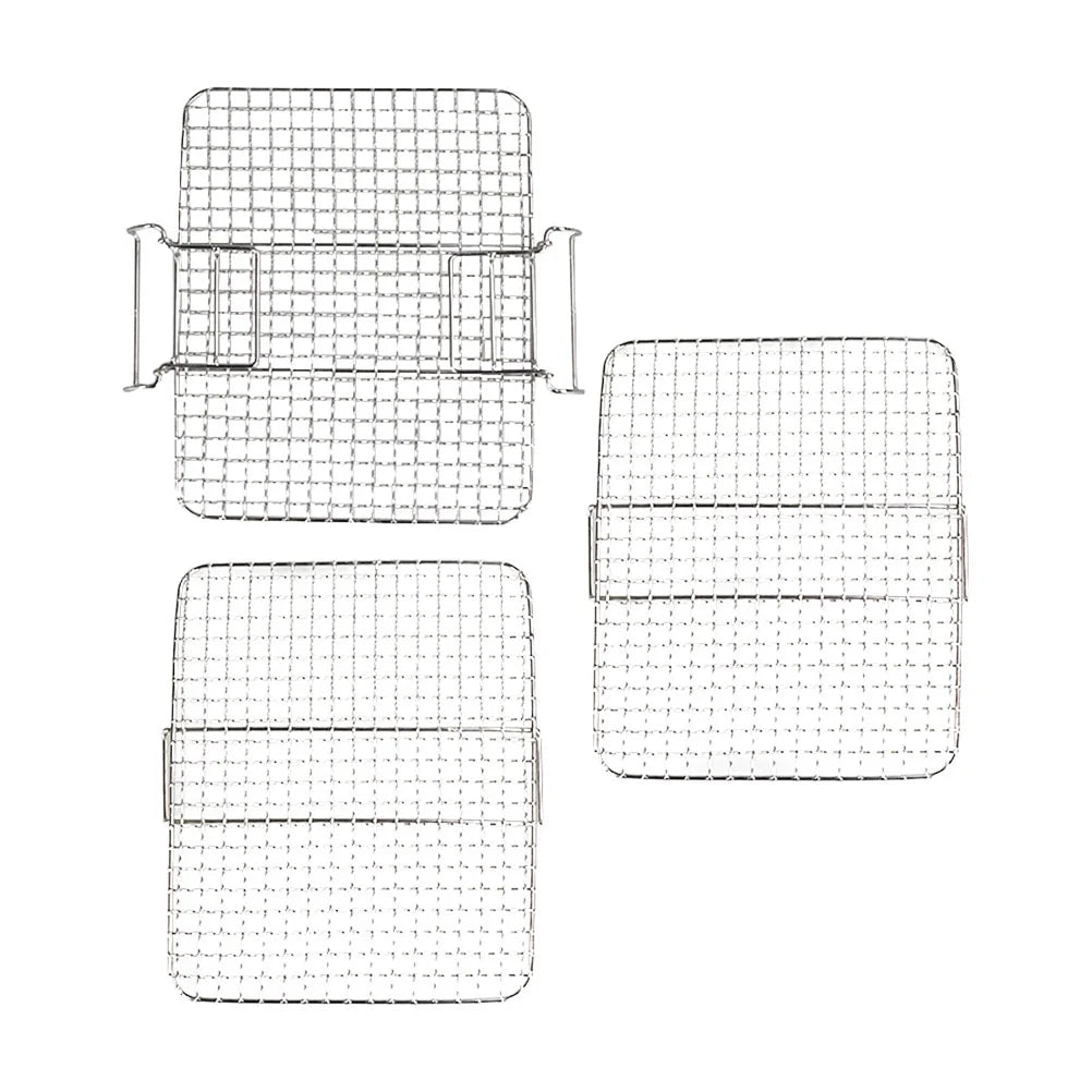 Stainless Steel Air Fryer Dehydration Racks (Silver) V4353
