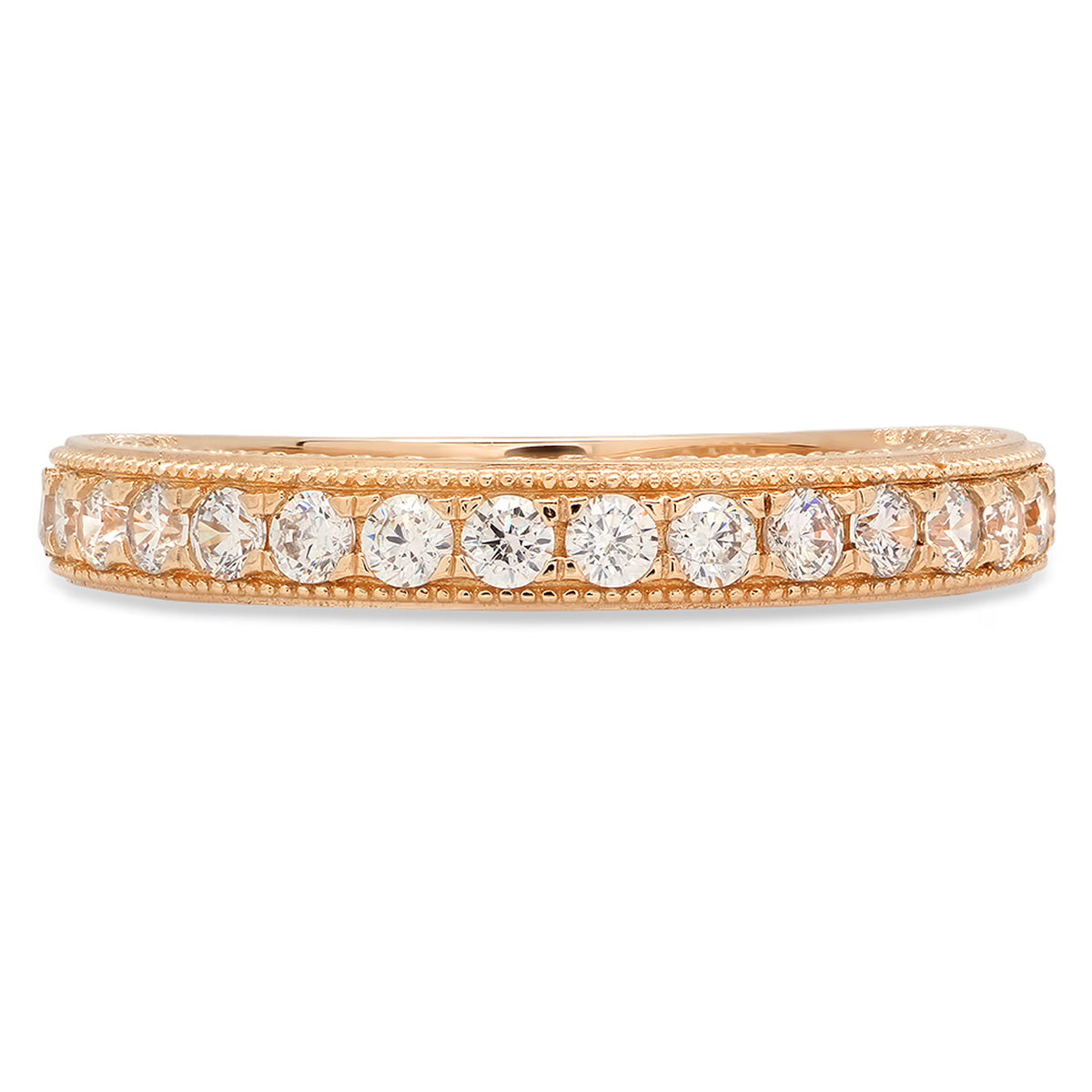 14K Yellow Gold Diamond Engagement Ring D7381