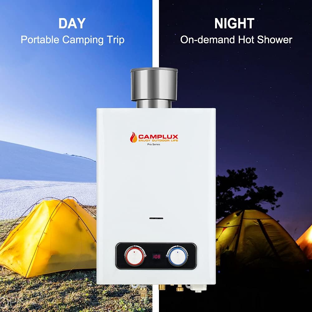 1.58 GPM Outdoor Propane Tankless Water Heater with S/S Rain Cap T313