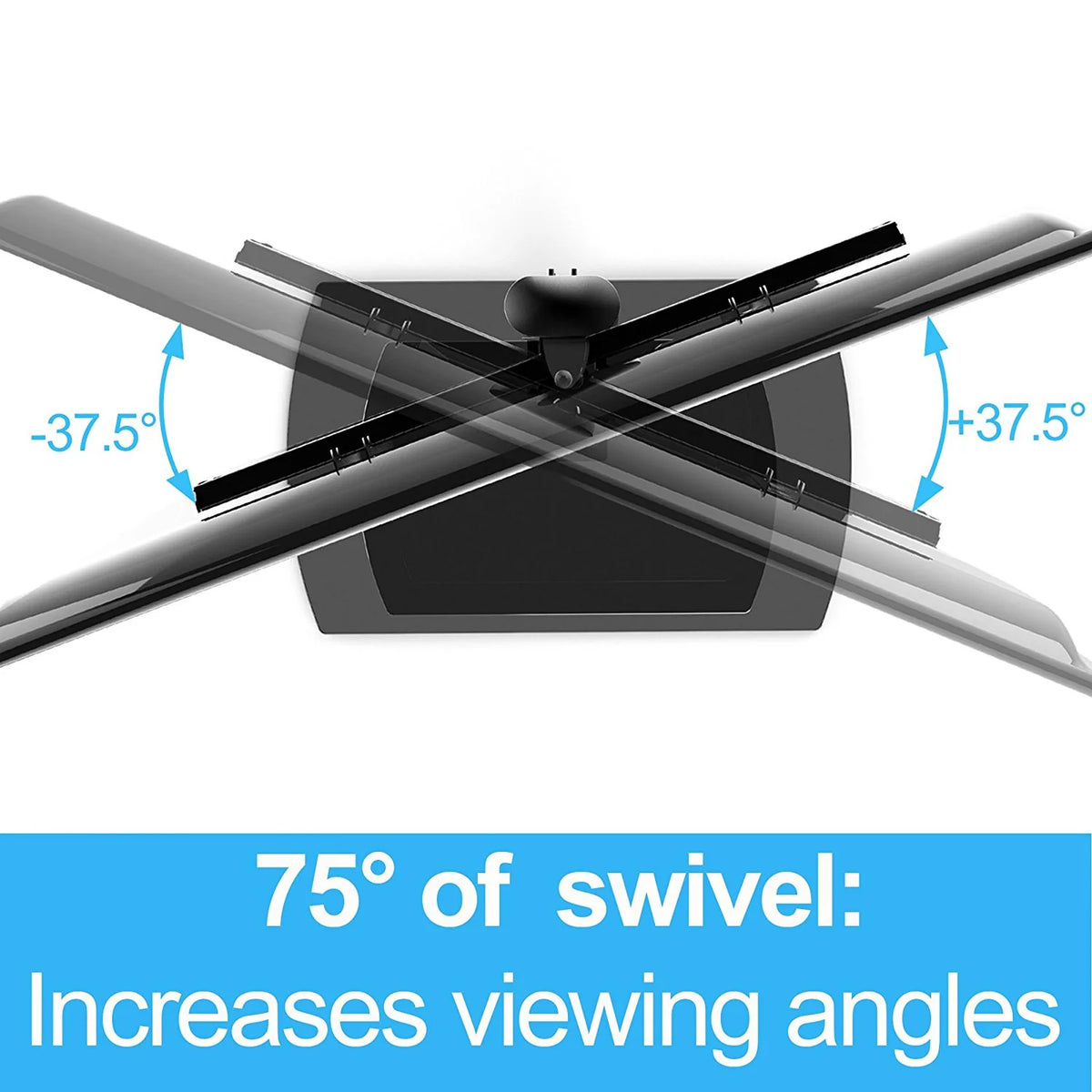 Floor TV Stand with Swivel Mount for 32 to 65 inch TV H7285