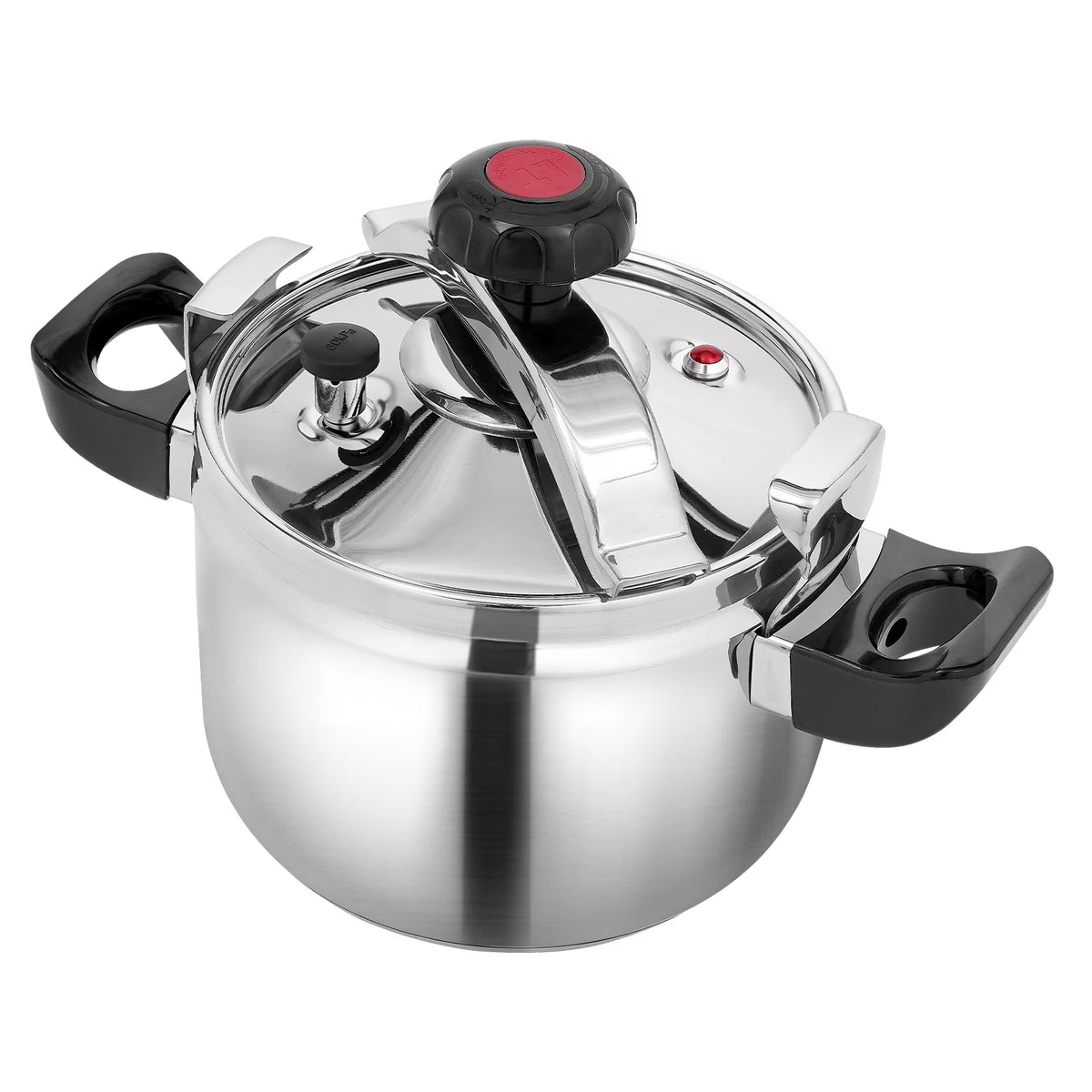 4.5QT Round Stainless Steel Pressure Cooker Cookware Z576945