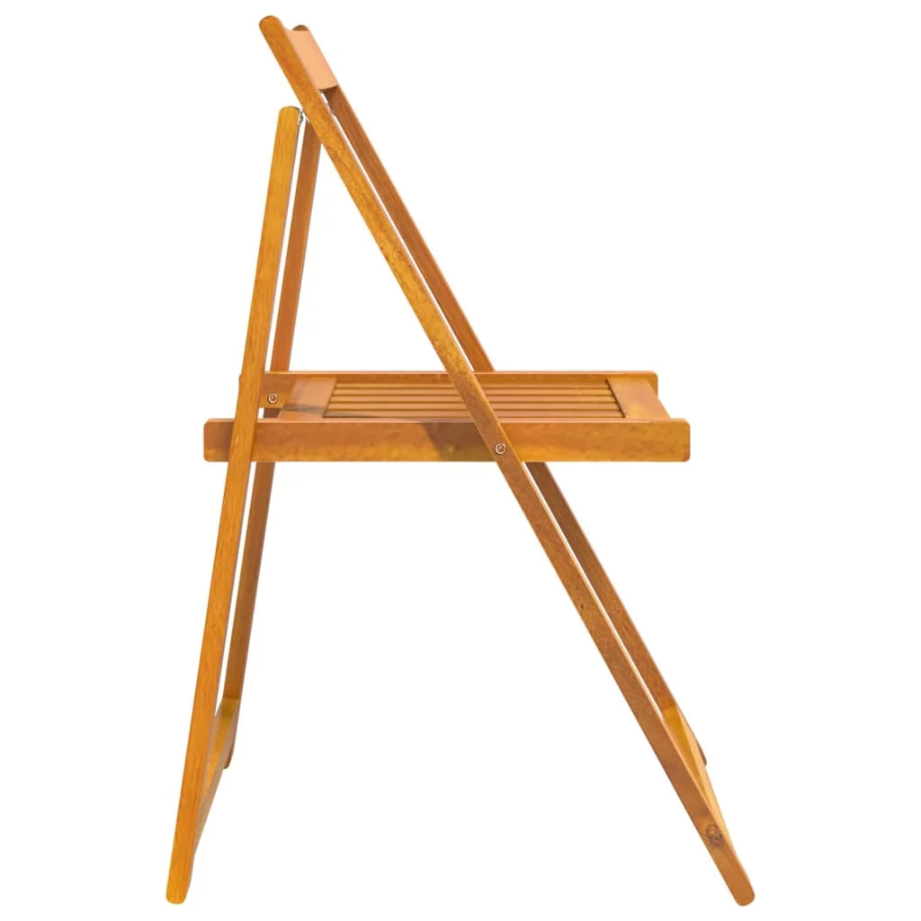 Folding Garden Chairs 6 pcs Solid Wood Acacia U640
