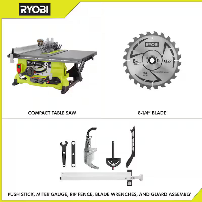 8-1/4 in. Corded Table Saw T71235