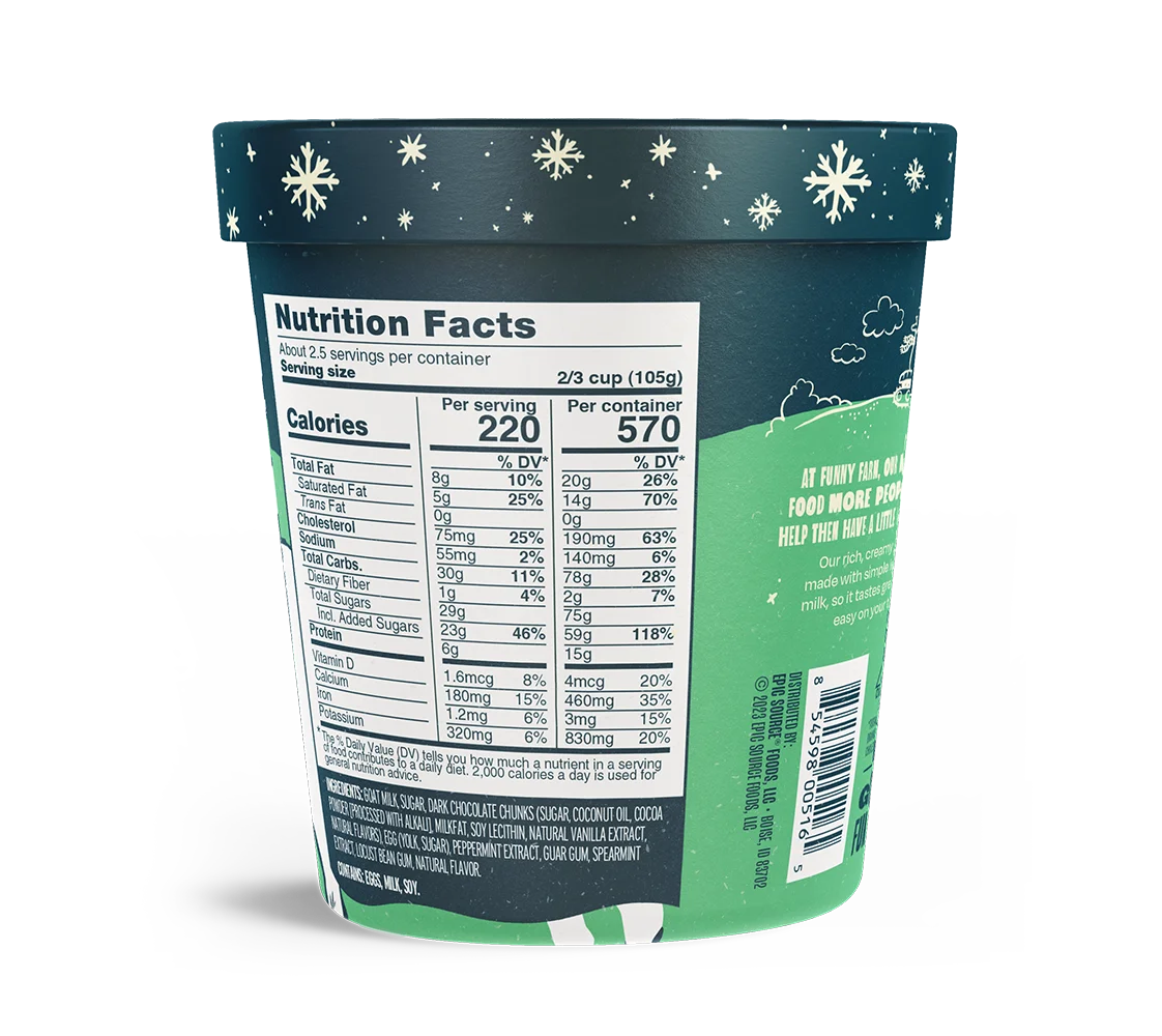 14 oz Mint Chocolate Chip Ice Cream 8 Pack N386851