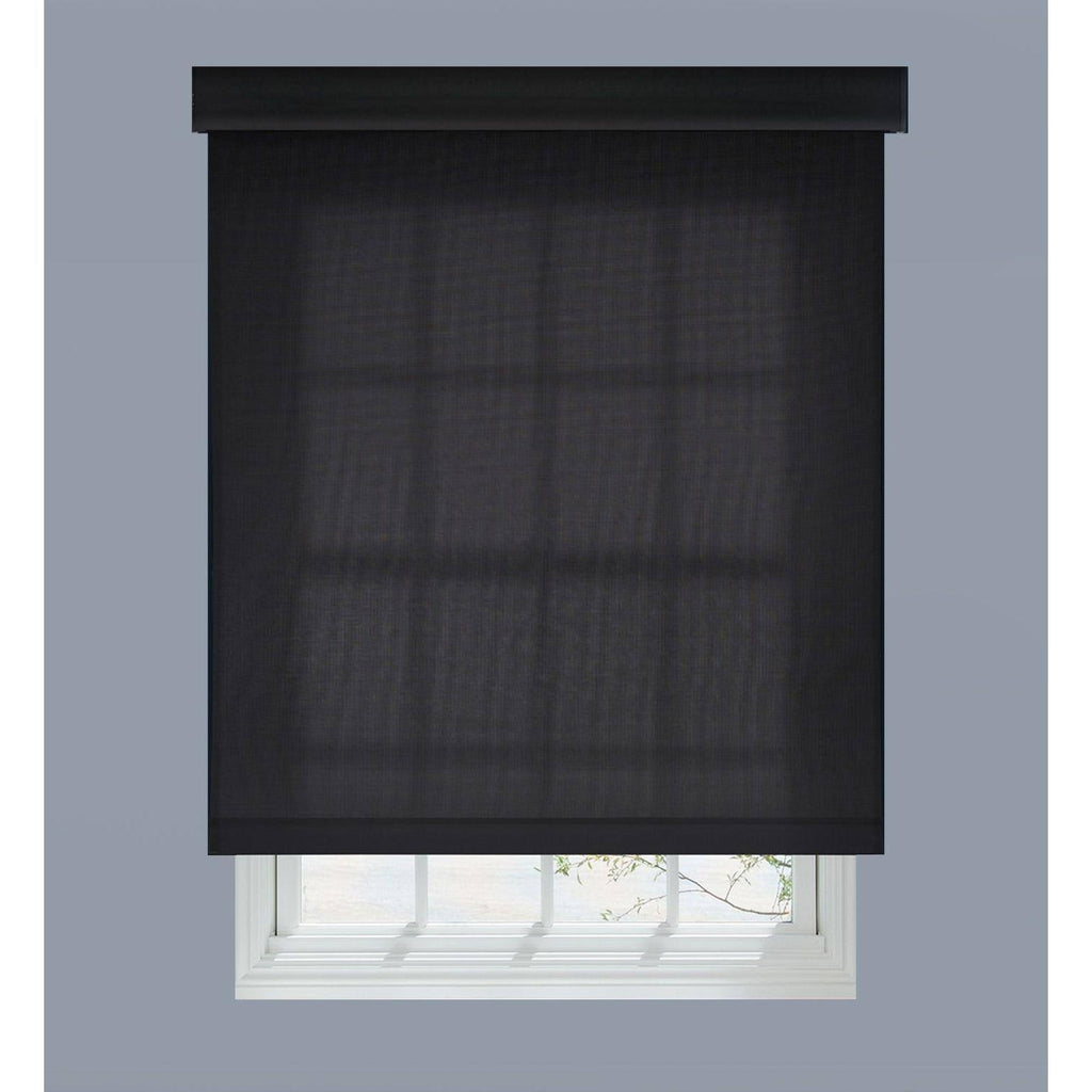 Black Cordless Cassette Roller Shade H184