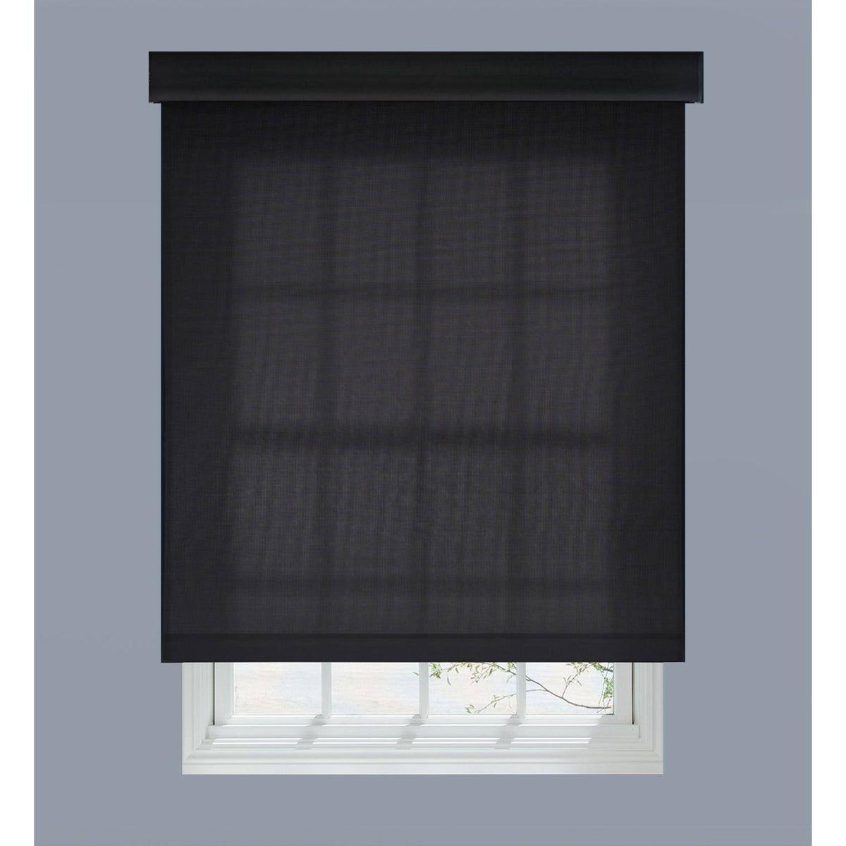 Black Cordless Cassette Roller Shade H184