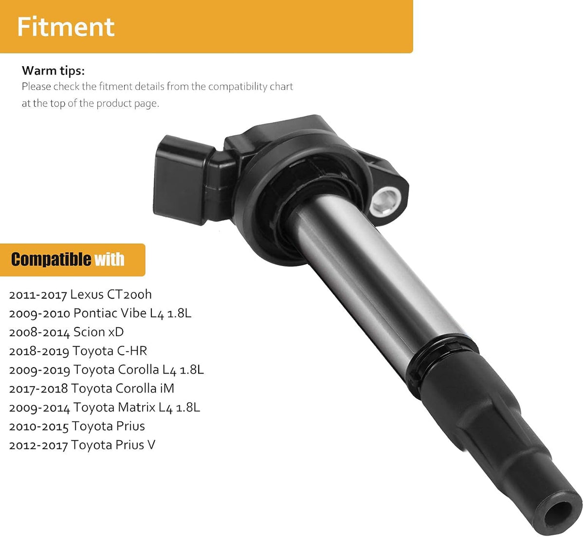 Ignition Coil Pack Set of 4 Y802597