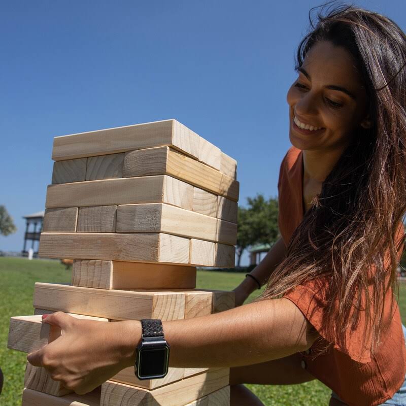 Giant Wooden Tumble Tower Game U242