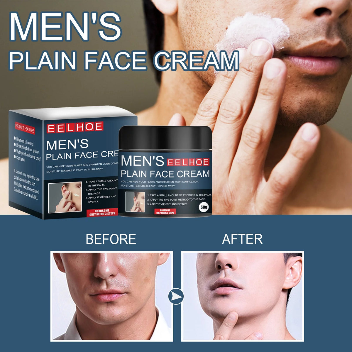 3 Pack Mens Liquid Foundation C353