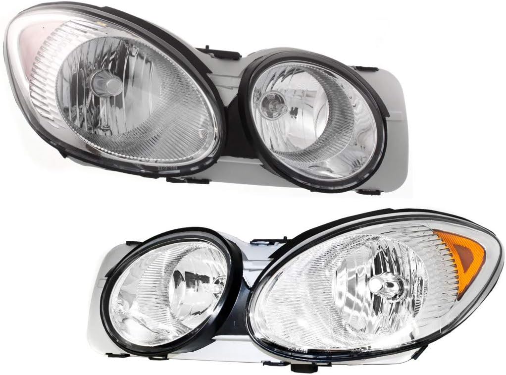 Headlight Assembly Pair with Bulbs W87576