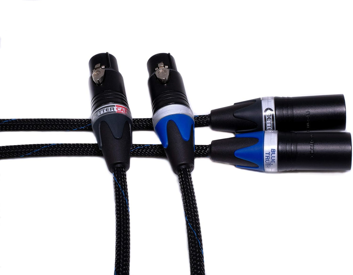 Balanced XLR Cables - Stereo Pair (2 Cables) - 3 Feet A998