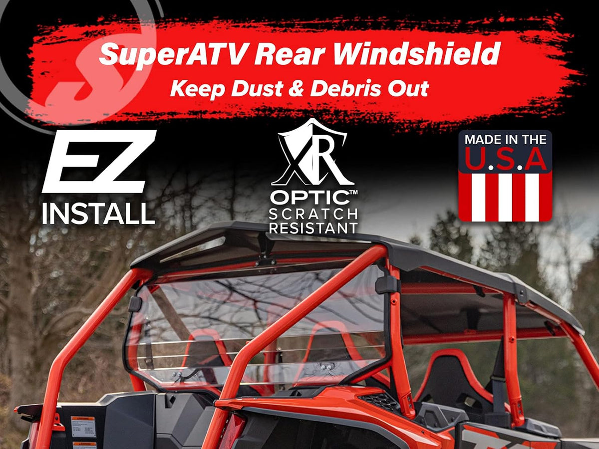 1/4 Thick Clear Polycarbonate Rear Windshield B587