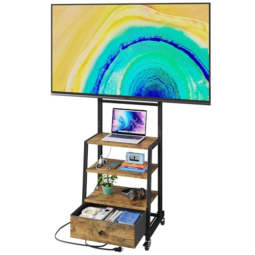 Rolling TV Stand with Wheels and Mount Z100768