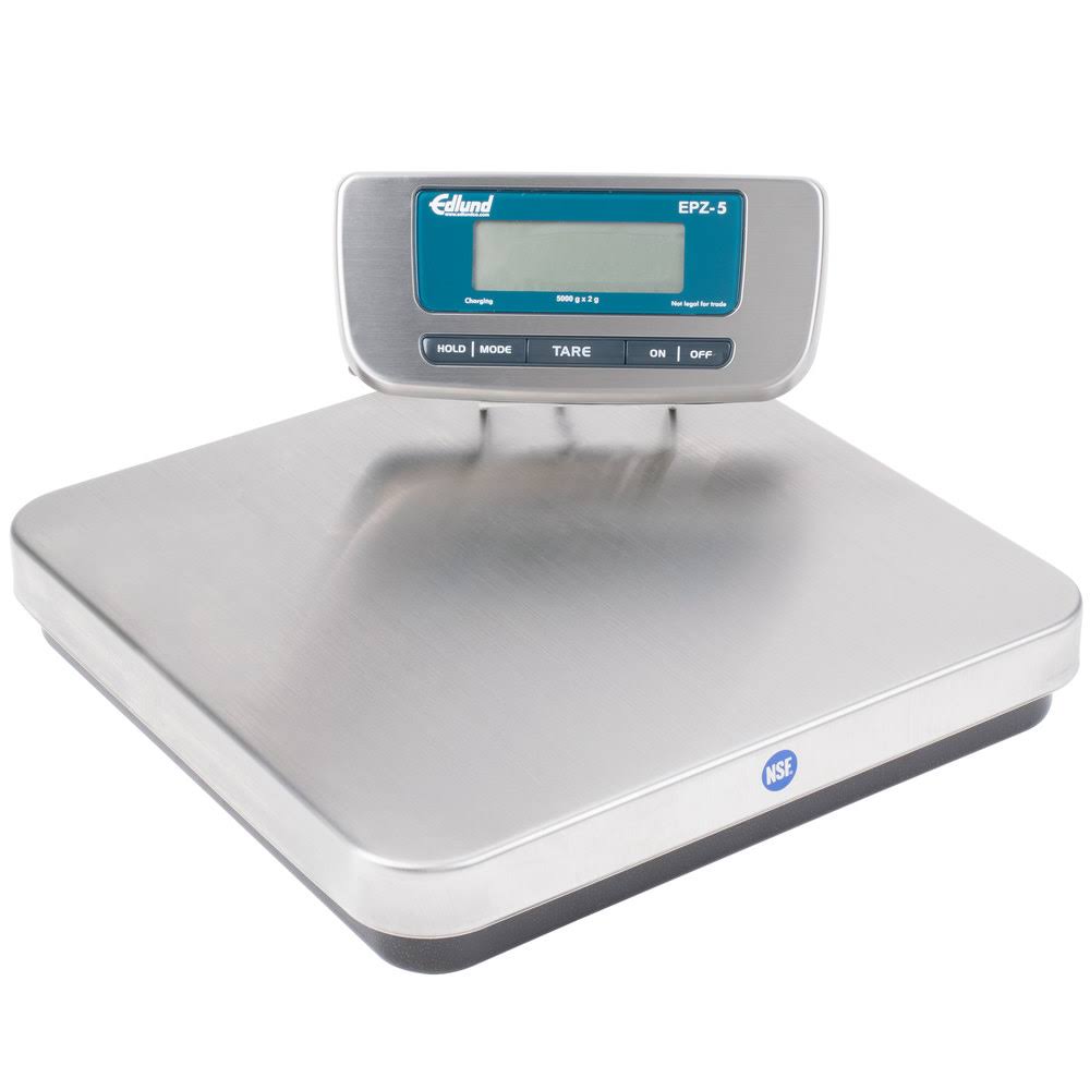 Stainless Steel Digital Pizza Scale with Front Tare N27476