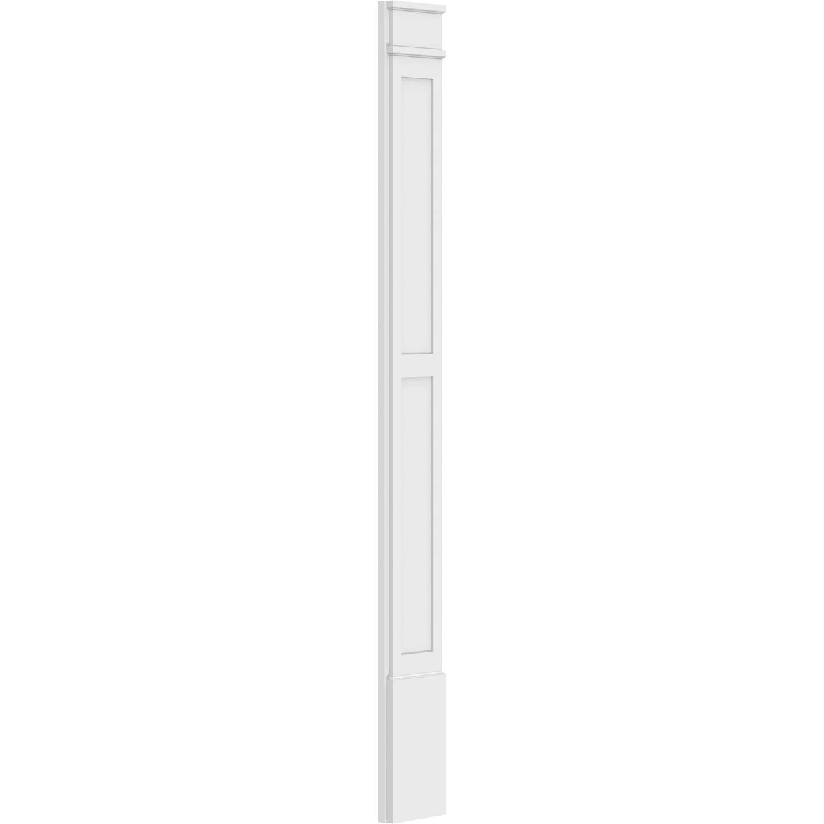 Two Equal Flat Panel PVC Pilaster V747