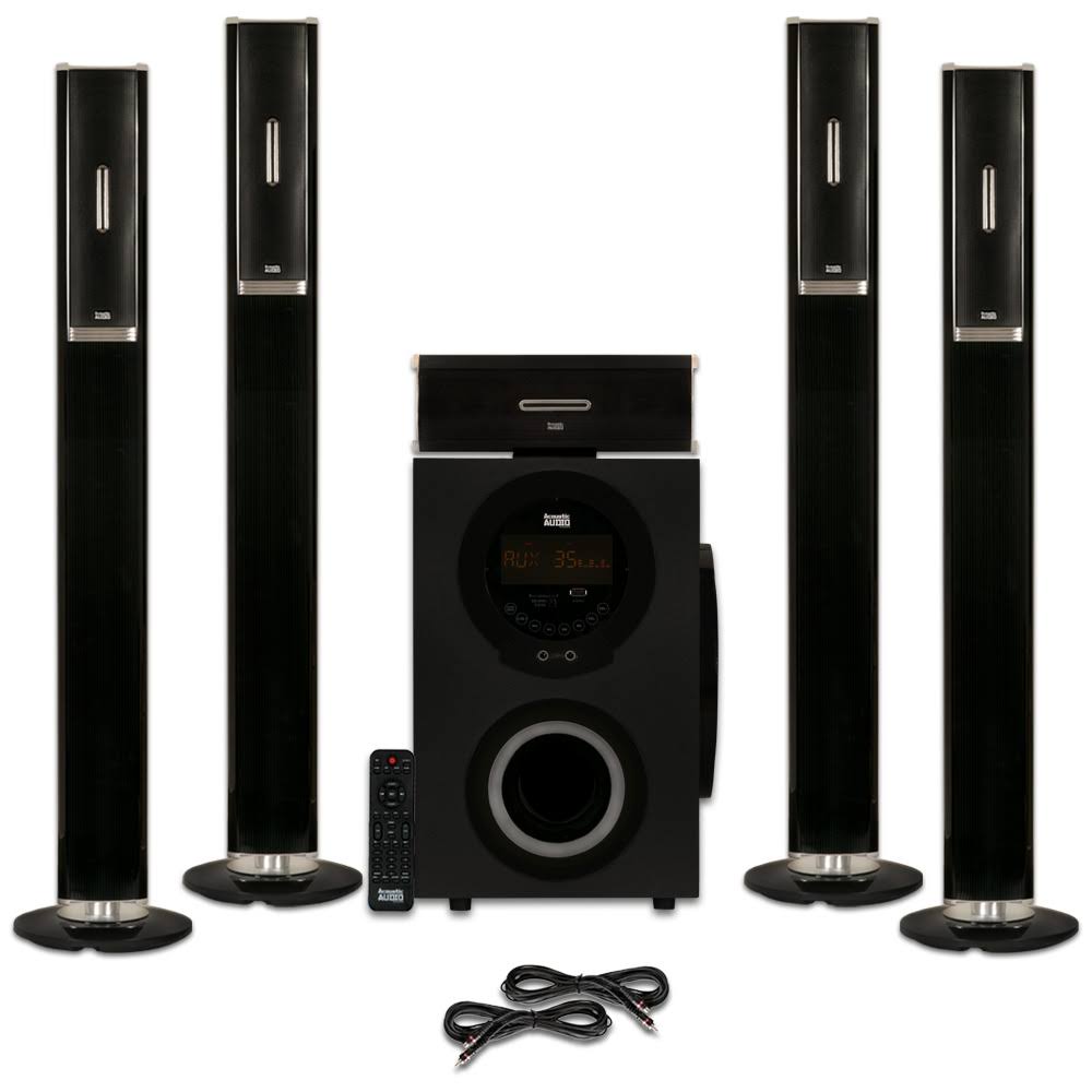 Tower 5.1 Bluetooth Speaker System with 2 Extension Cables Y846922