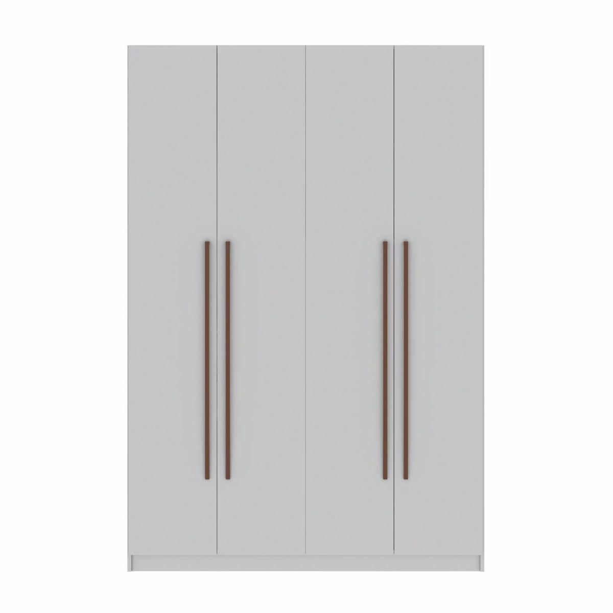 White Wood Wardrobe Armoire Closet F23929