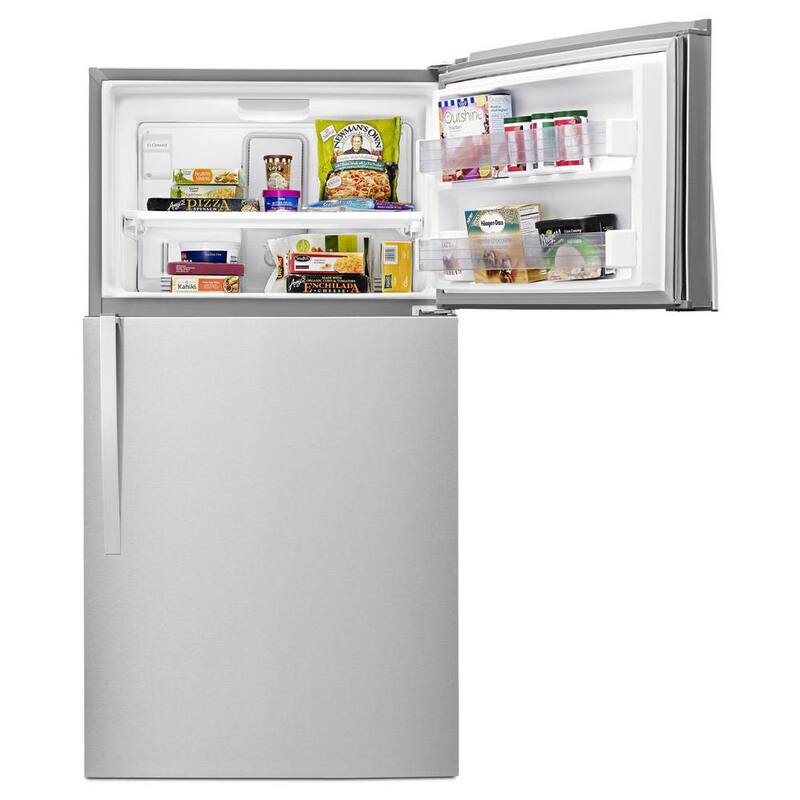 21.3 cu. ft. Top Freezer Refrigerator in Stainless Steel Q4736