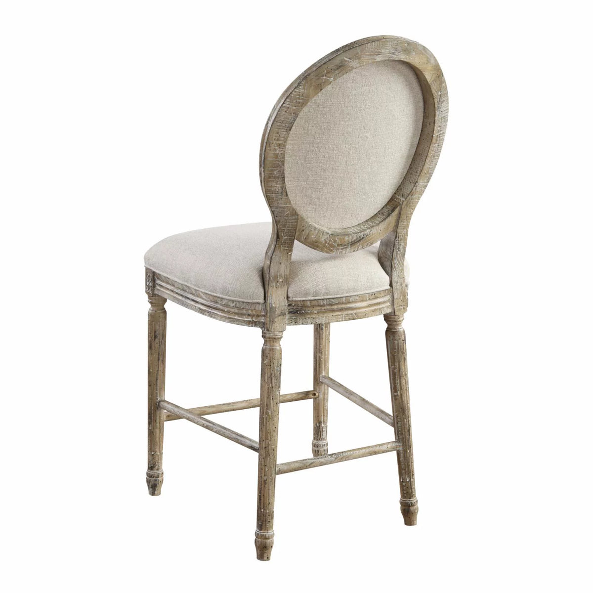 Cream 24" Upholstered Bar Stool Set of Two G85997