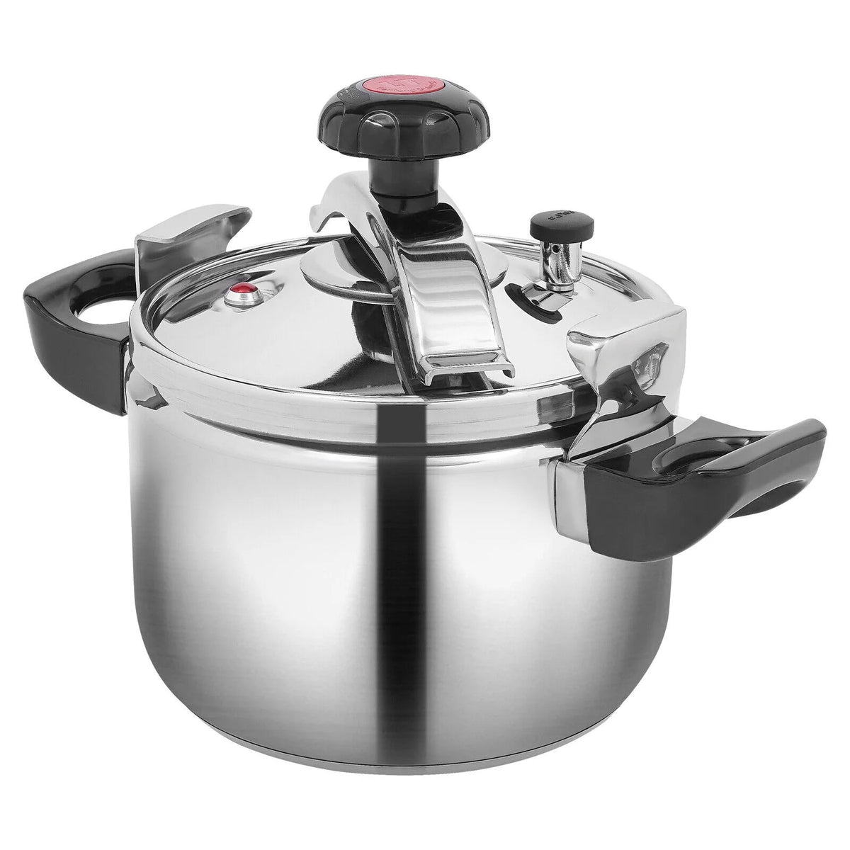 4.5QT Round Stainless Steel Pressure Cooker Cookware Z576945