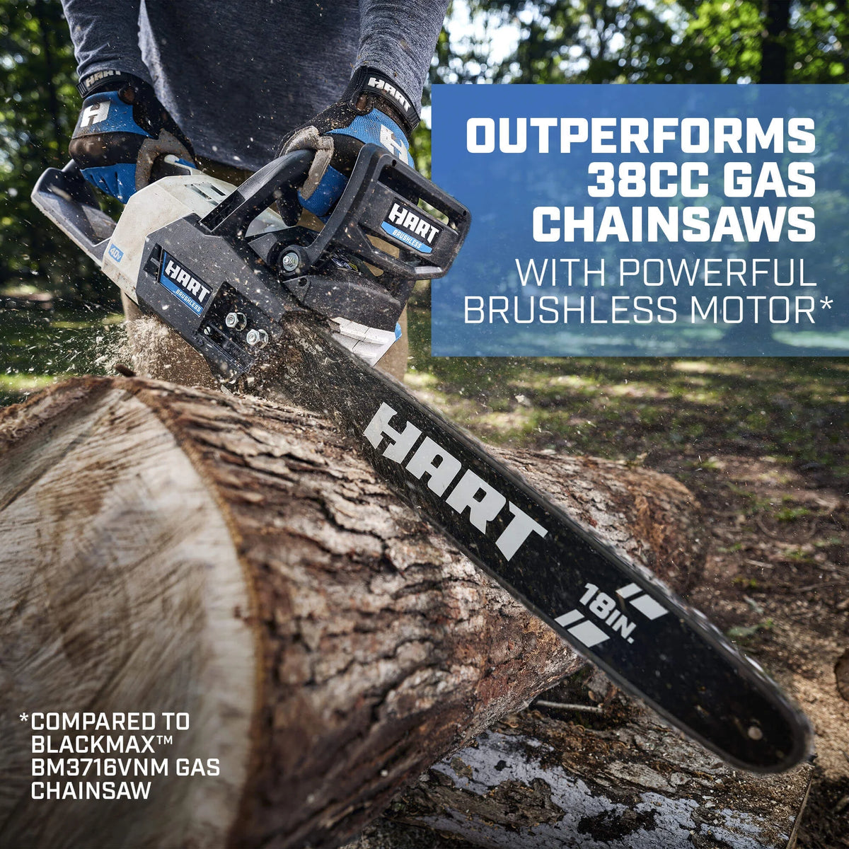 40-Volt Brushless 18-inch Chainsaw T3297