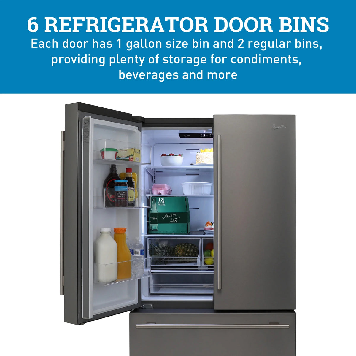 22.1 cu ft Stainless Steel Refrigerator G2459