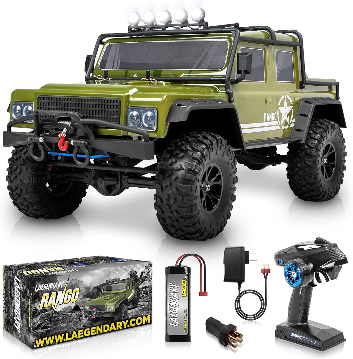 Blue 4x4 Offroad Remote Control Truck W861535