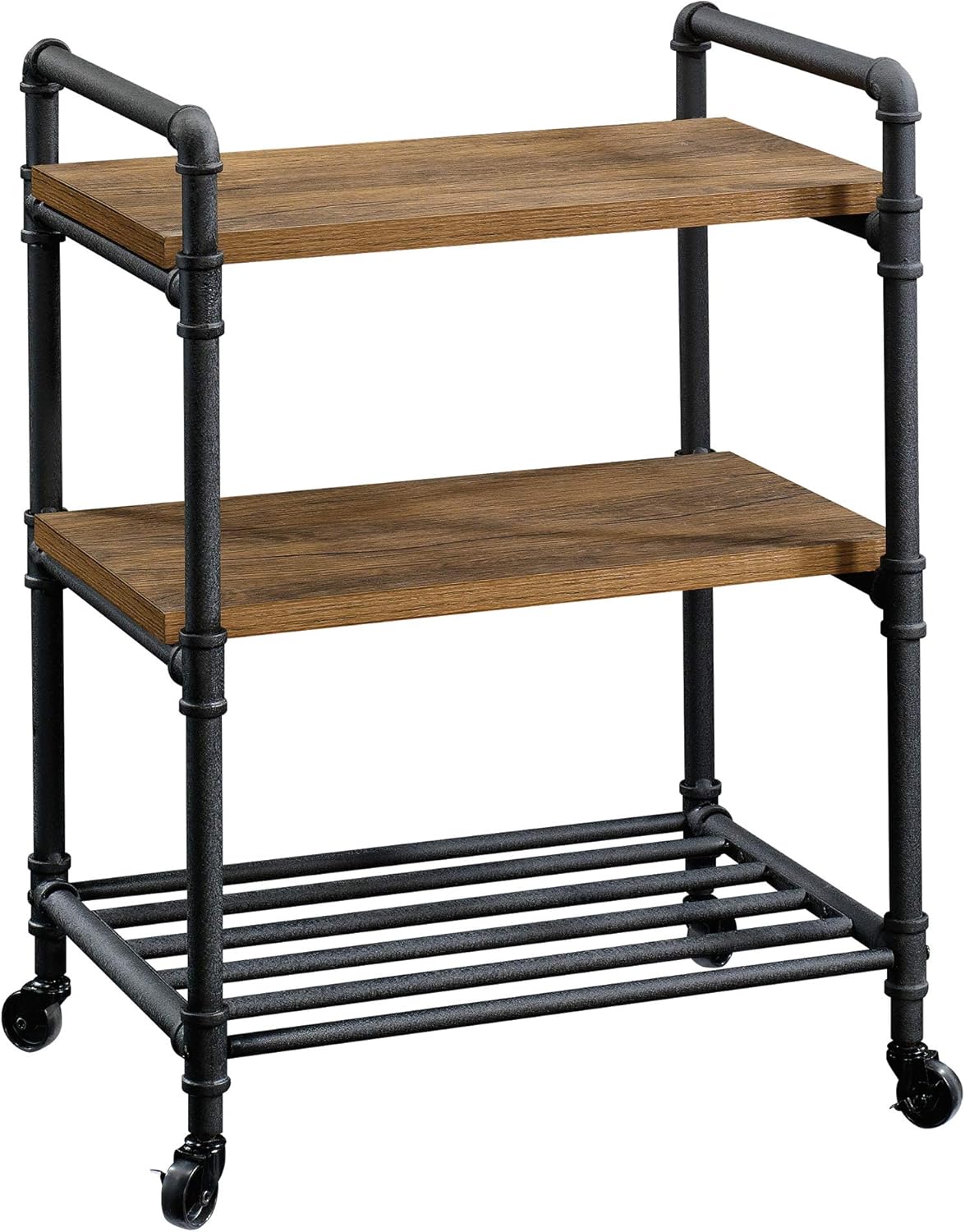 Multi-Purpose Cart, Checked Oak Finish Q362