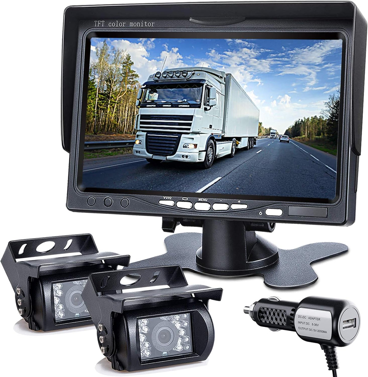 7-inch LCD HD Backup Camera Monitor Kit L390502