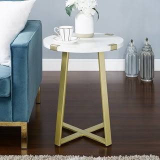 Round Metal Side Table W725037