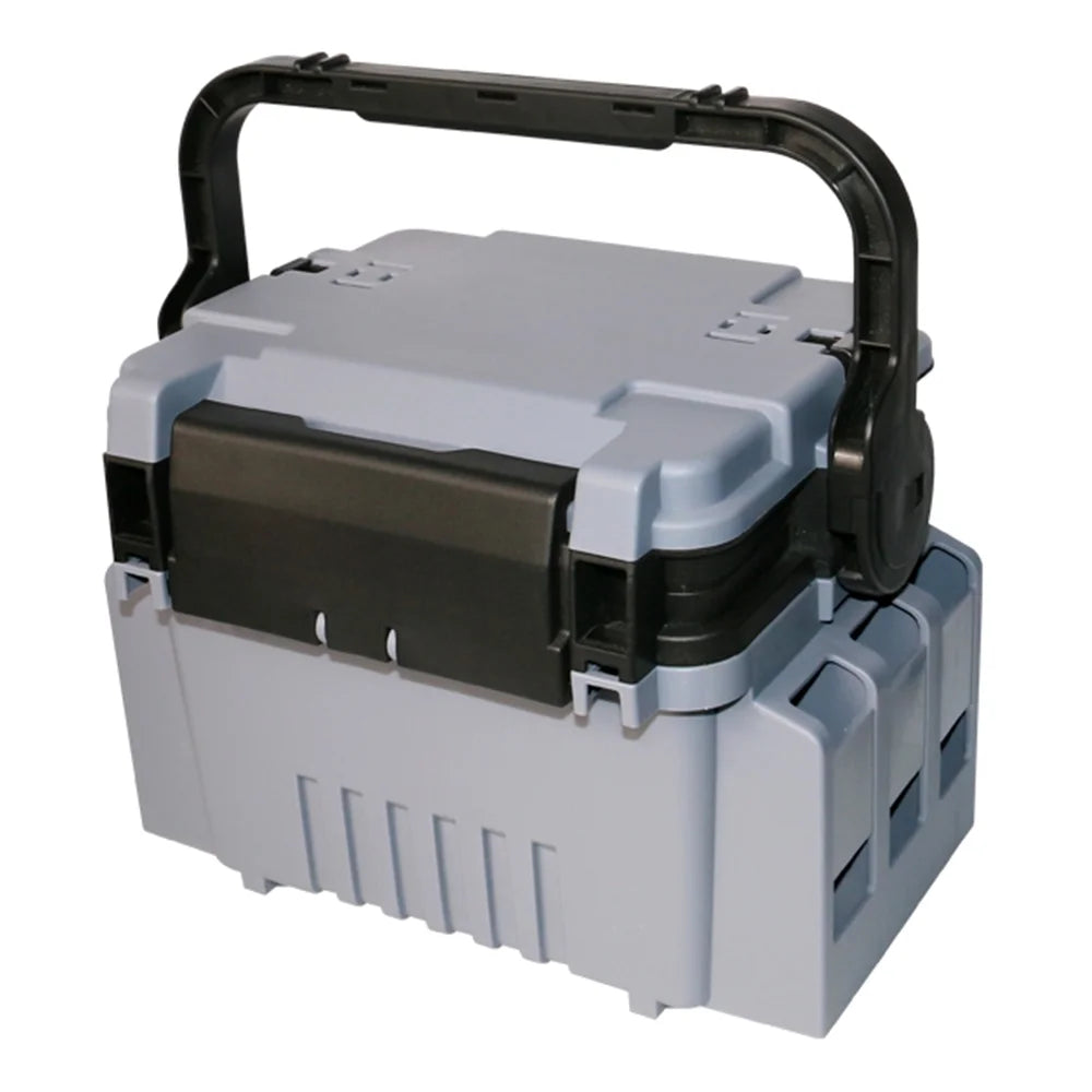 Fishing Box Travel Case with Bottle Holder and Rod Stands Tubes W249768