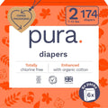 Hypoallergenic Diapers Size 2 (7-13 lbs) Chlorine Free Organic Cotton A401