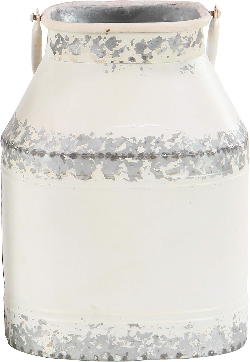 White Decorative Milk Can Pack of 2 T5955