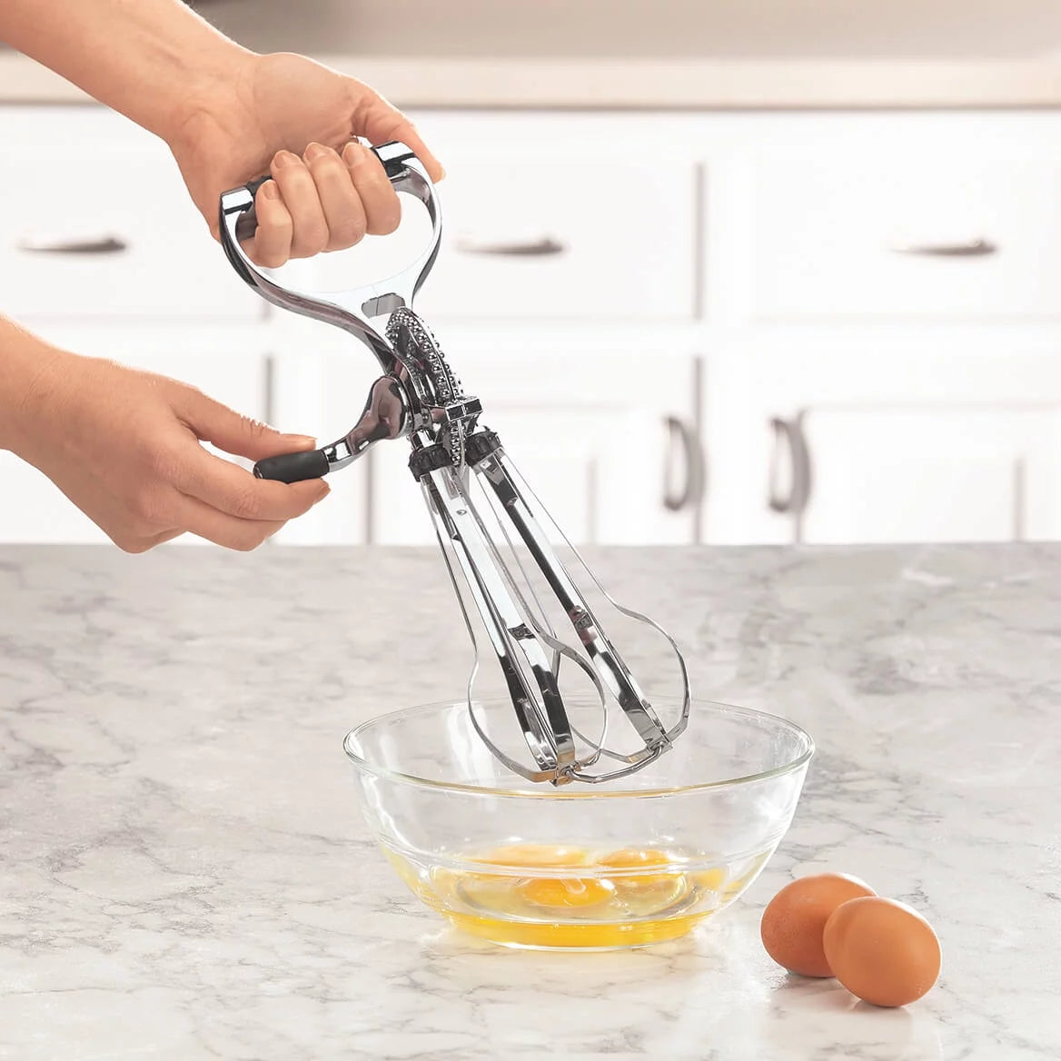 Stainless Steel Hand Held Egg Beater J298