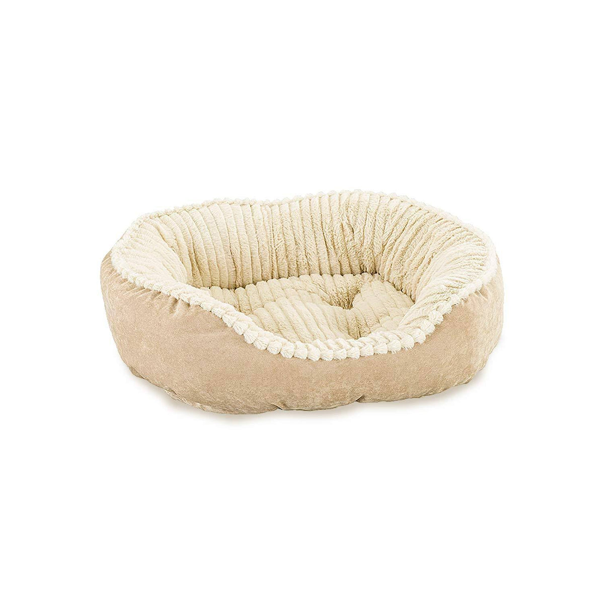 Tan Plush Cuddler Step-In Bed B68066