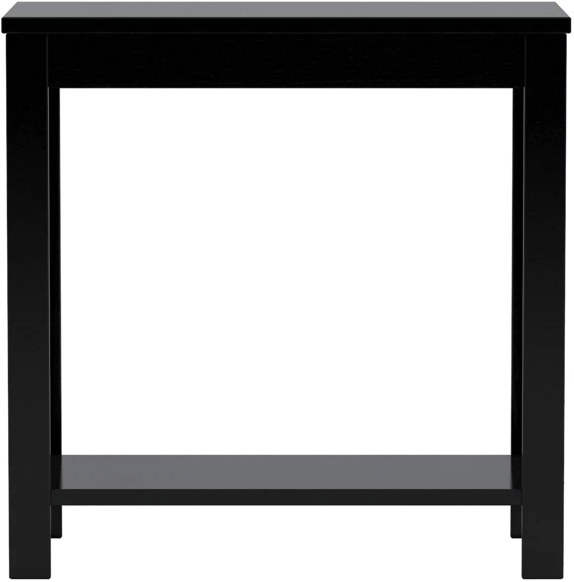 Black Wooden Chairside Table I385