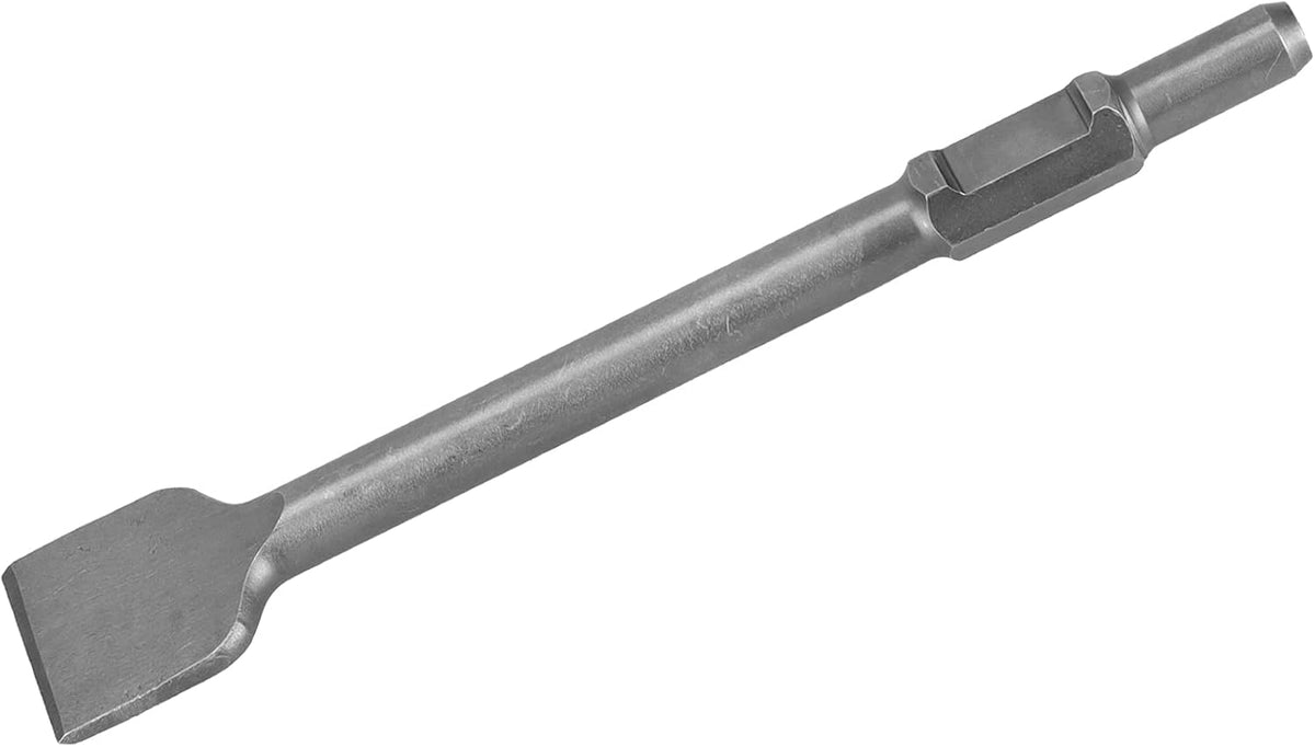 3in Wide Scraping Chisel 40CR Steel 1‑1/8in Shank Electric Hammer Accessories Pack of 2 U17291