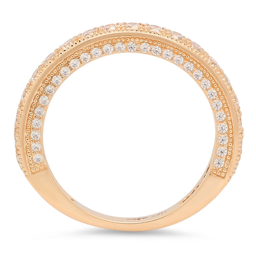 14K Yellow Gold Diamond Engagement Ring D7381